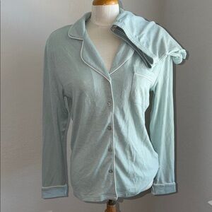 UGG Light Blue Knit Fabric Pajamas